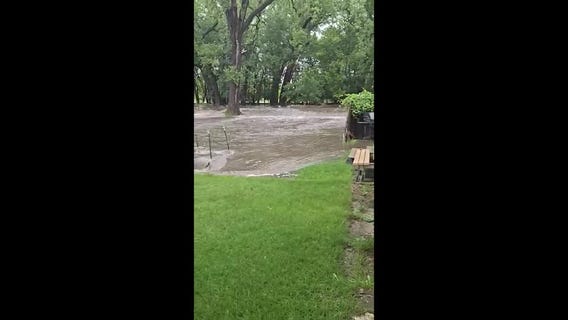 Ortonville flooding blocks roads as water flows into lake