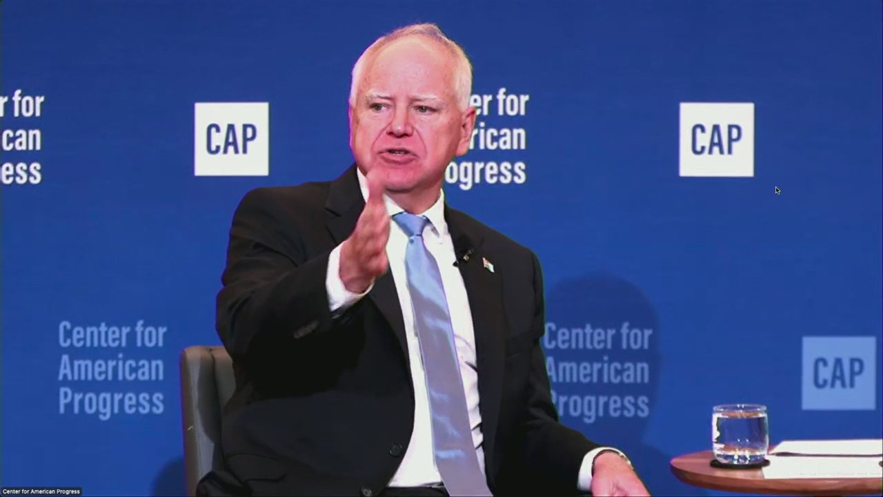 Gov. Walz speaks with Center for American Progress [FULL]