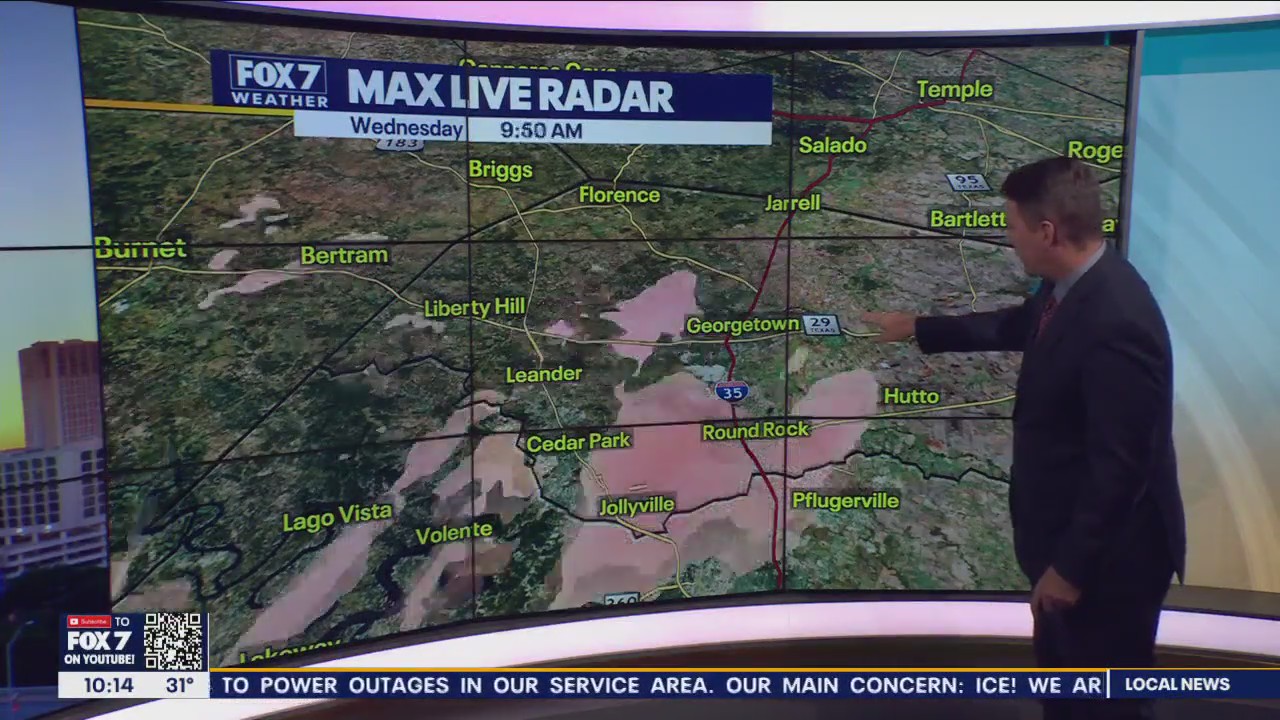 Central Texas weather: Icy conditions worsen causing power outages, dangerous driving conditions
