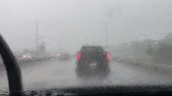 Downpour in Minnesota Monday afternoon