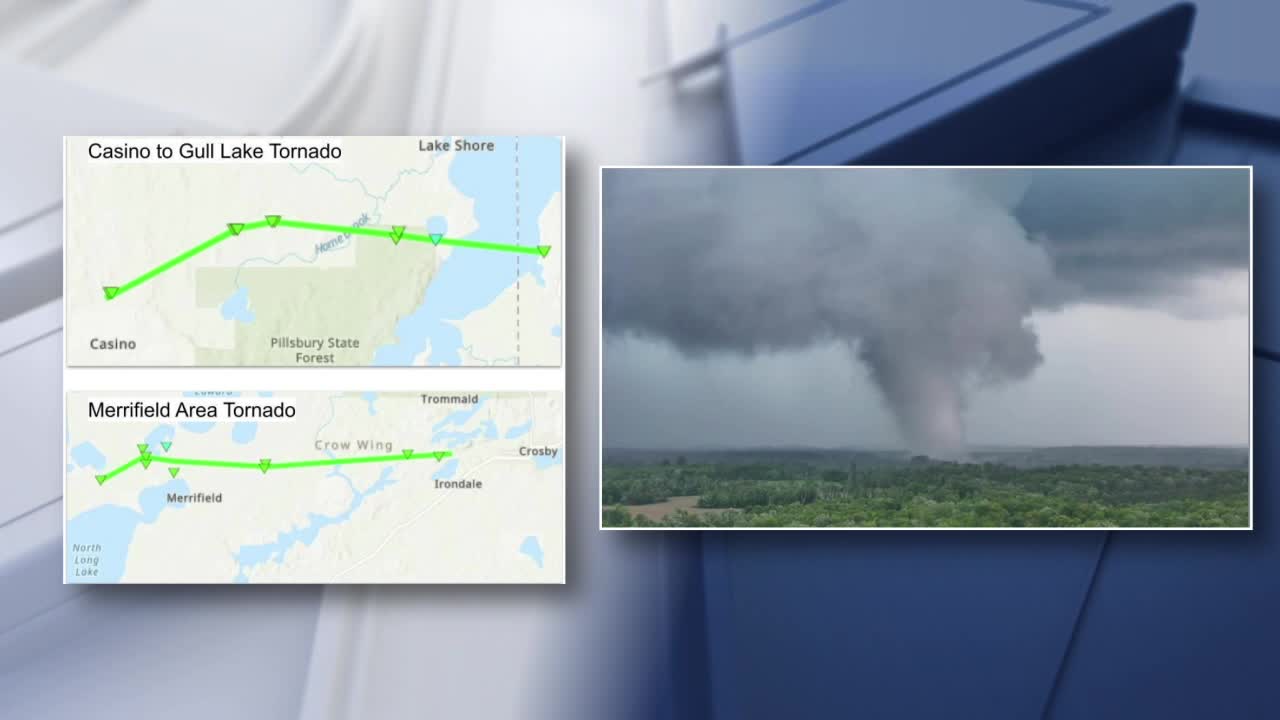 NWS confirms 2 tornadoes in northern MN