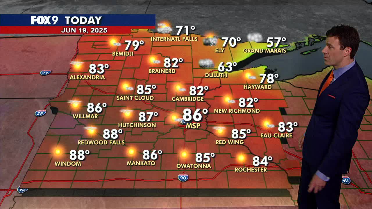 MN weather: Warm sunshine, turning stormy Thursday