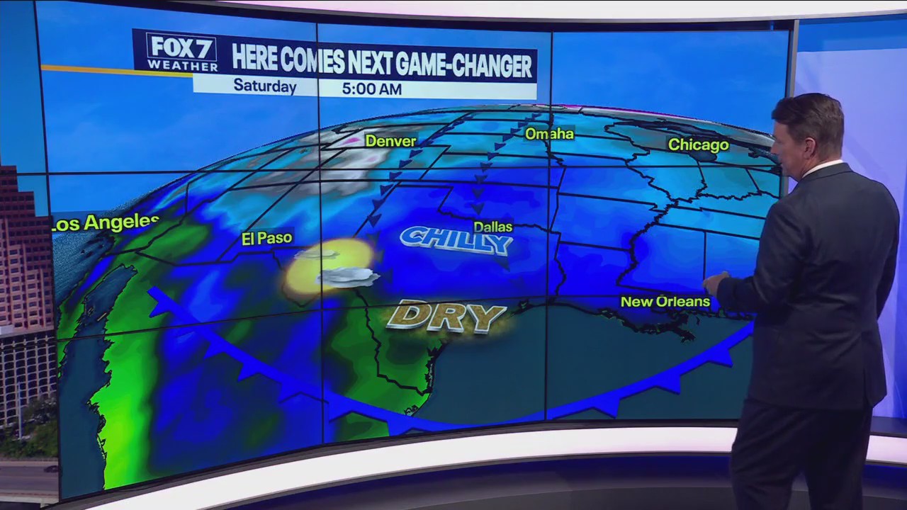 Central Texas weather: Warm and windy afternoon, cold front later this week