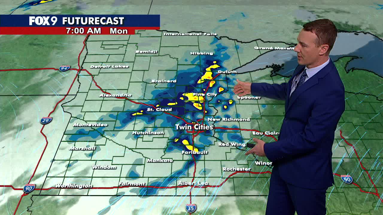 MN weather: Morning storms clear for quiet Monday
