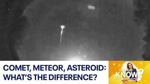 Did You Know?: What's the difference between a comet, asteroid and meteor?