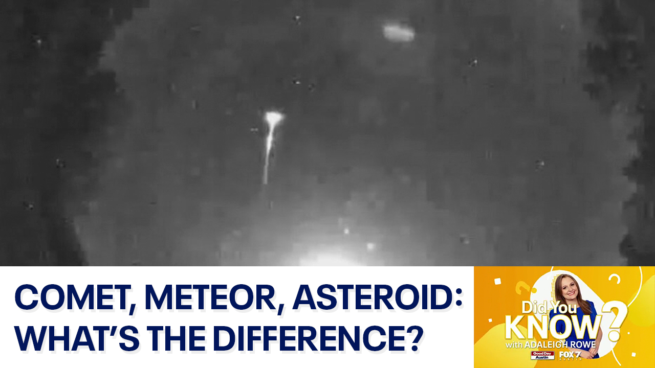 Did You Know?: What's the difference between a comet, asteroid and meteor?