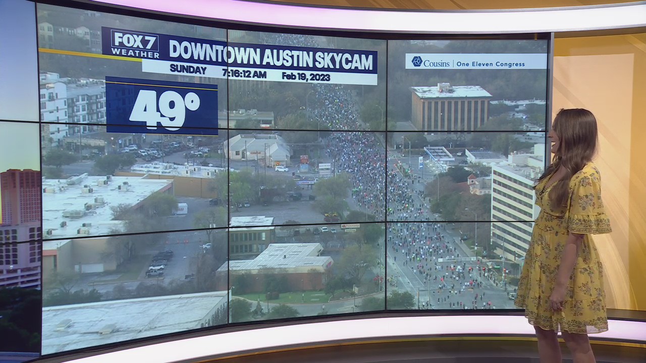 Central Texas weather: Warmer for the Austin Marathon