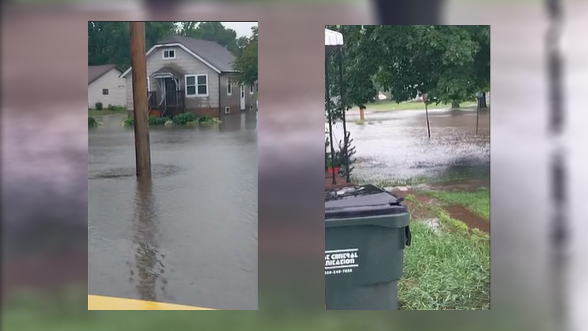 Flooded streets in Renville, residents asked to reduce water usage