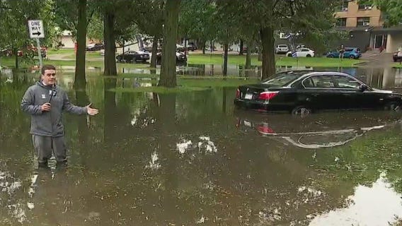 Minneapolis flooding caused by heavy rain