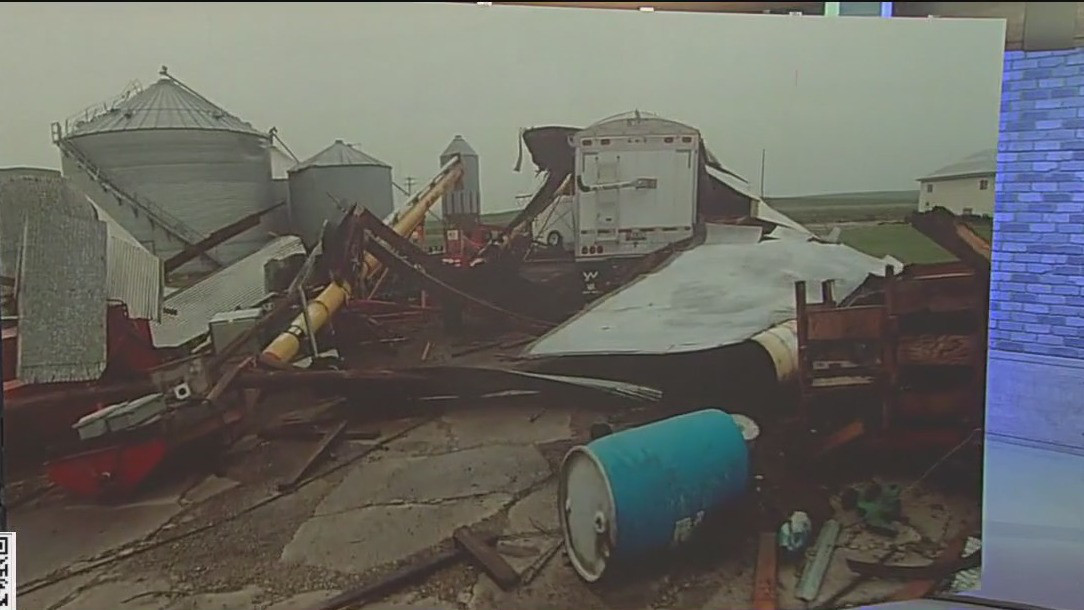 Tornado causes major damage at Hartland farm