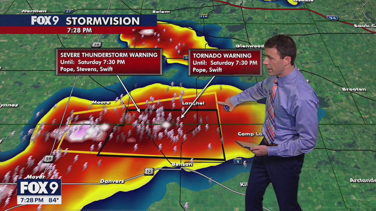 Observed tornado in western Minnesota: 7:30 p.m. update