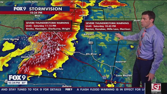 Severe storms in MN: 10:30 p.m. update
