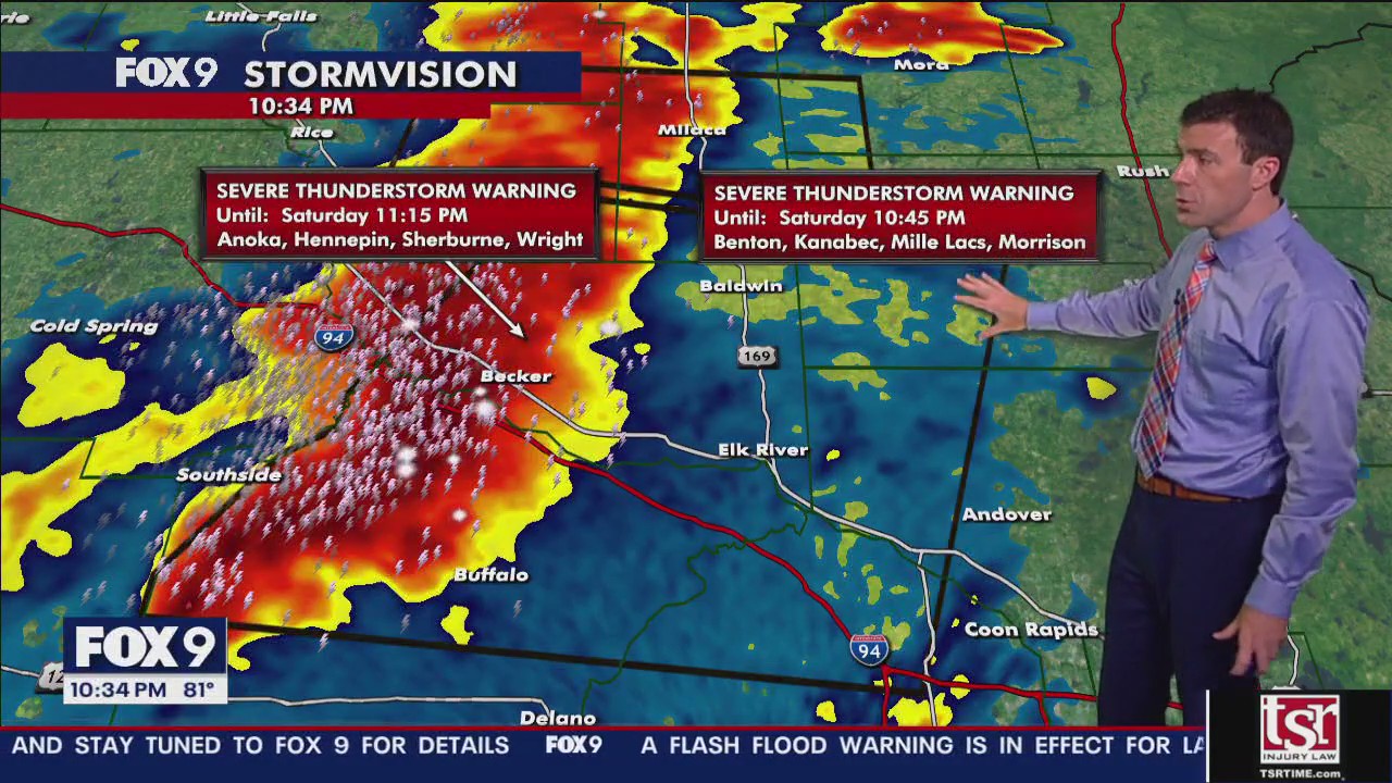 Severe storms in MN: 10:30 p.m. update