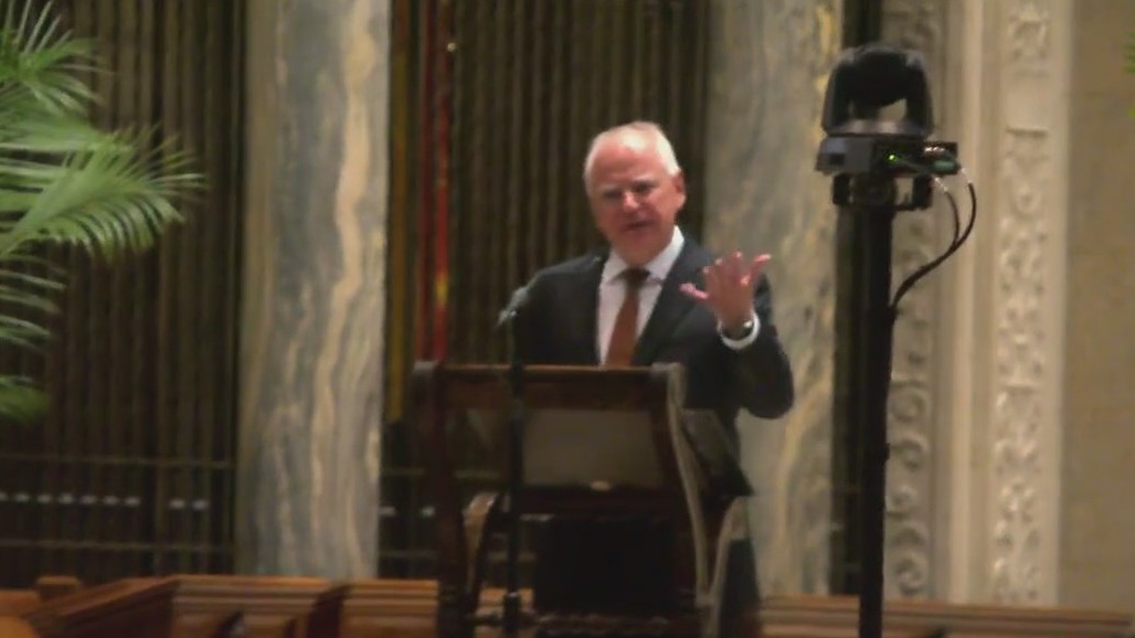 Gov. Tim Walz delivers eulogy for Melissa and Mark Hortman [FULL]