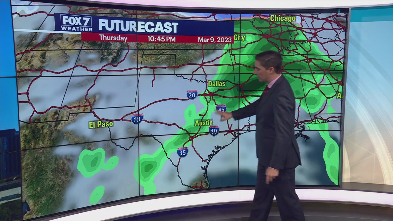 Central Texas weather: Mostly sunny this afternoon, rain chances increase later this week