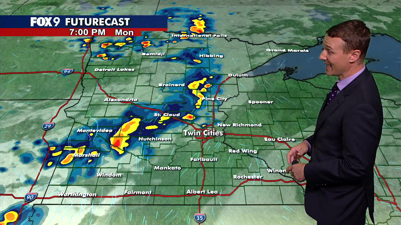 MN weather; Tracking evening storms, showers | FOX 9 Minneapolis-St. Paul