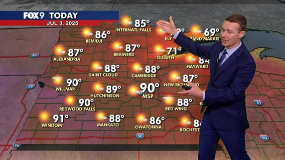 MN weather: Hot and steamy end to the week