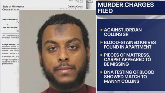 Manny Collins' father charged with murder