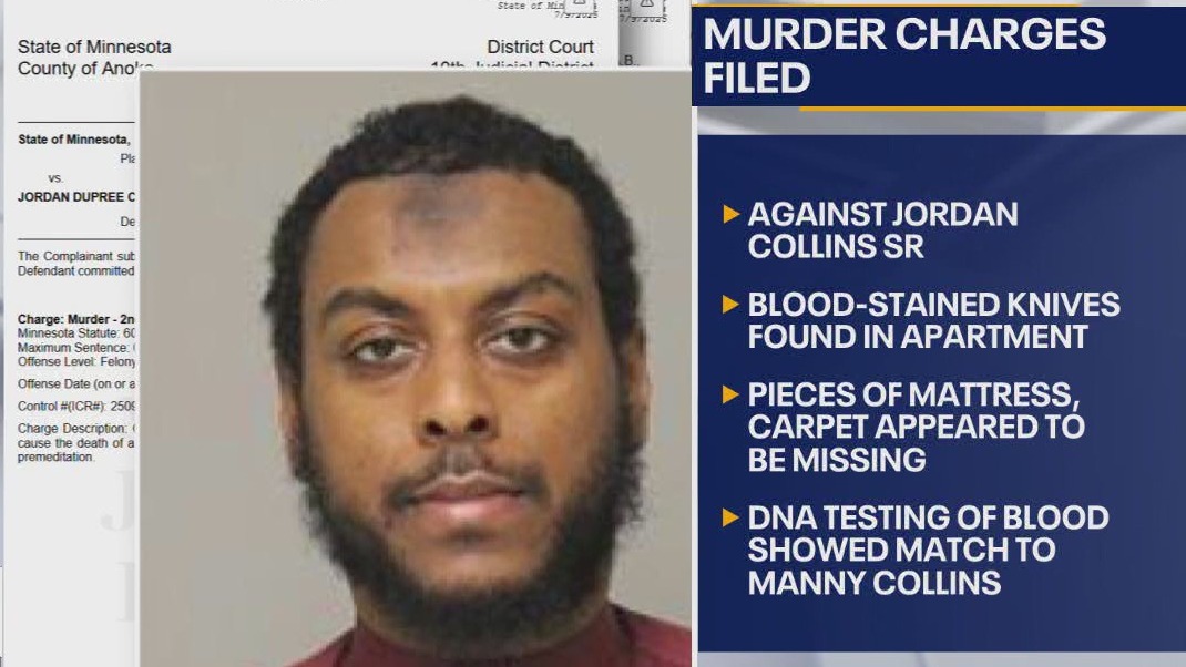 Manny Collins' father charged with murder