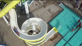 Town Ball Tour: Ian Leonard takes on the Springfield waterslide