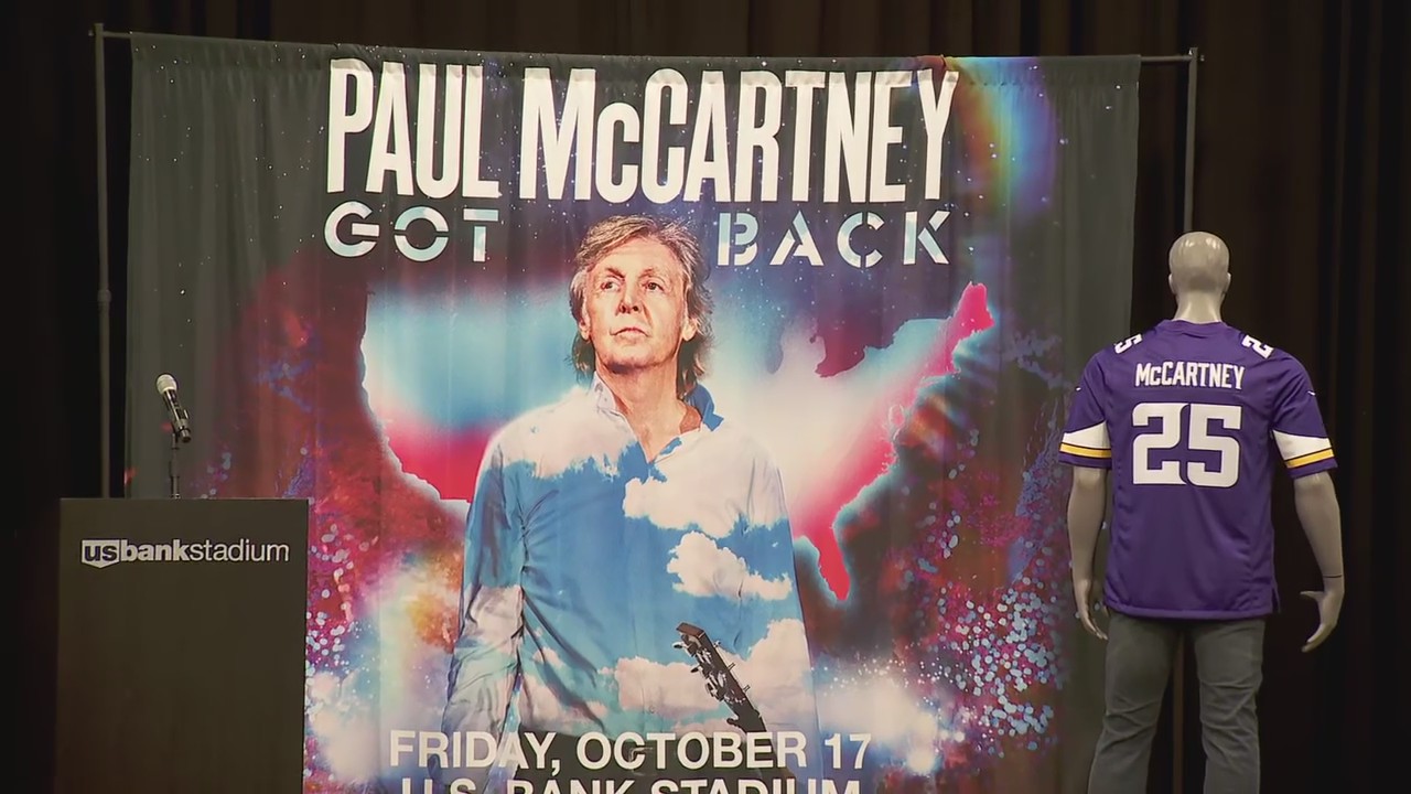 Paul McCartney to headline Minneapolis show