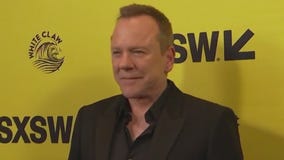 Kiefer Sutherland on red carpet at SXSW 2023
