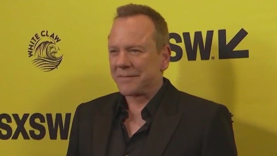 Kiefer Sutherland on red carpet at SXSW 2023