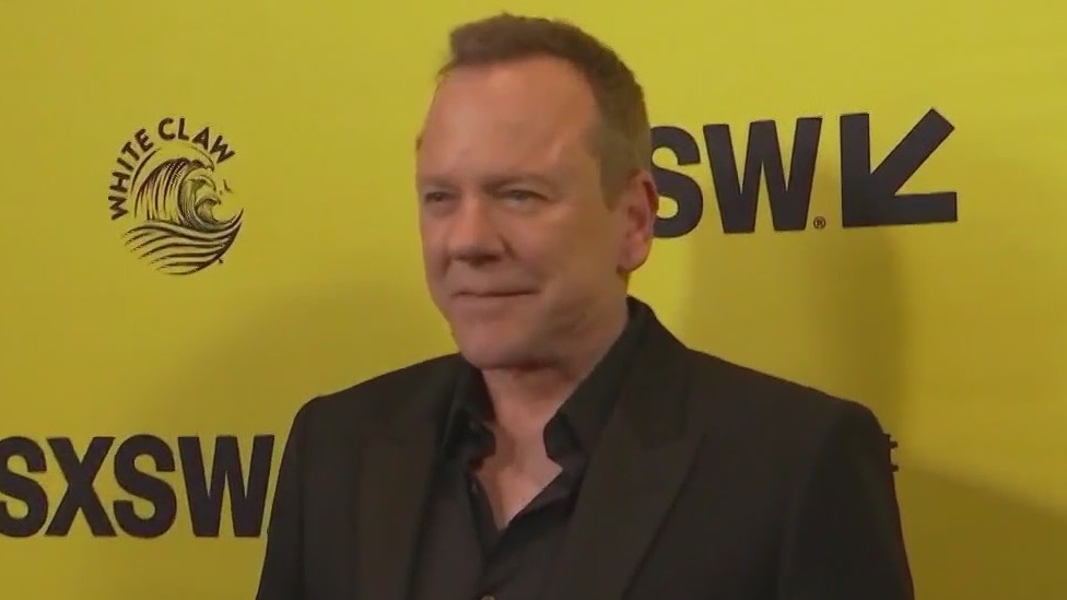 Kiefer Sutherland on red carpet at SXSW 2023