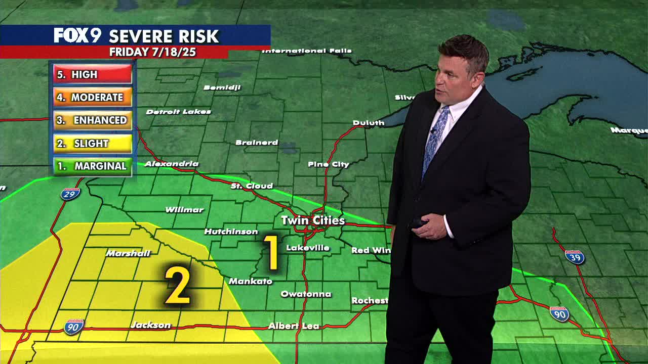 MN weather: Rumbles possible by Friday evening