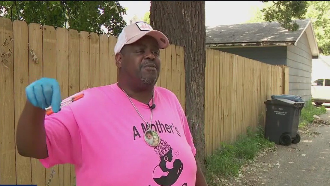 'A Mother's Love' clears drug needles from Minneapolis streets