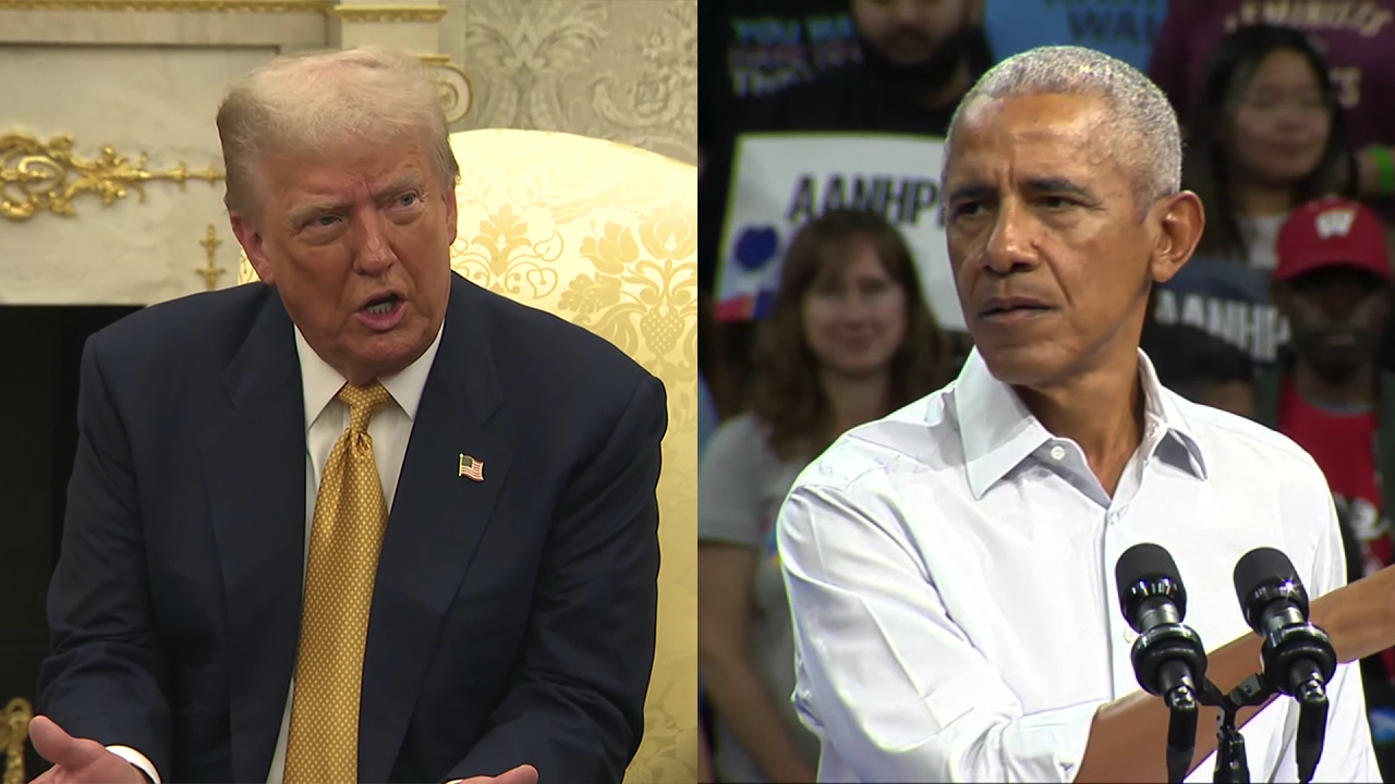 Obama responds after Trump accuses him of treason