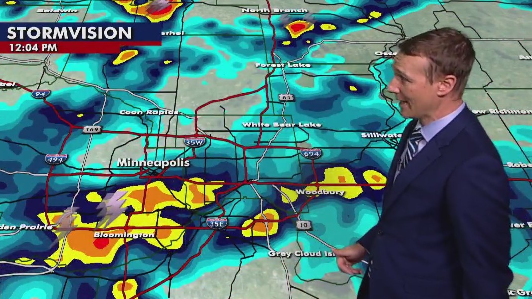 MN weather: Heavy downpours in metro