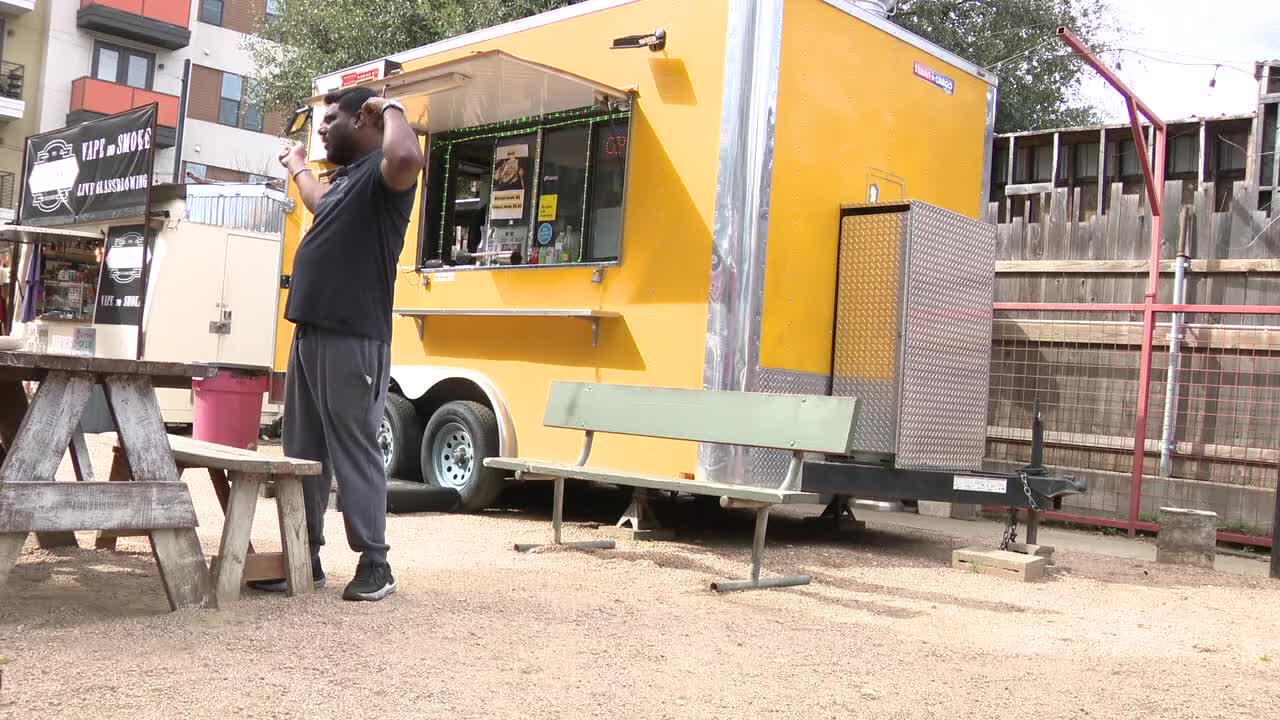 Indian cuisine at Madrasdhaba Food Truck