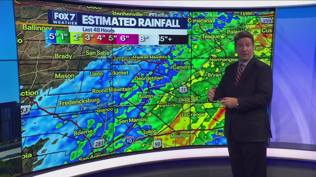 Central Texas weather: Rain, thunderstorms, wind chill through Friday