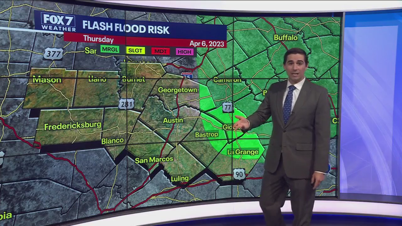 Central Texas weather: Cold front, some showers and thunderstorms possible tonight