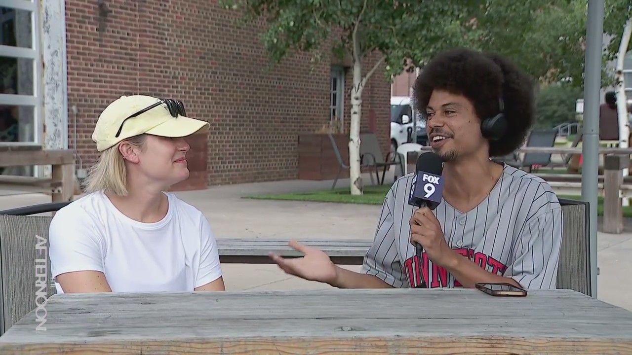 Chatting with the owner of MN Nice Cream