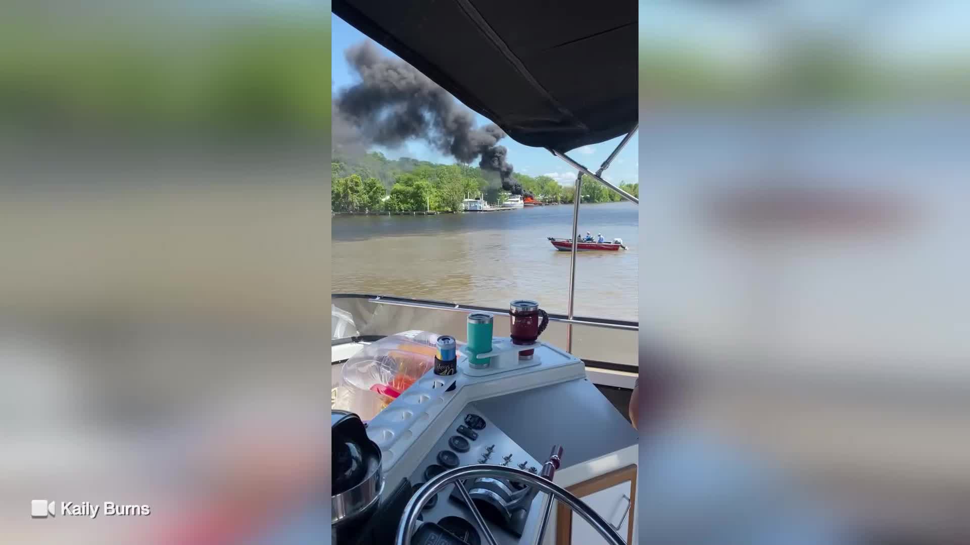 WATCH: Boat explodes in Prescott, Wisconsin