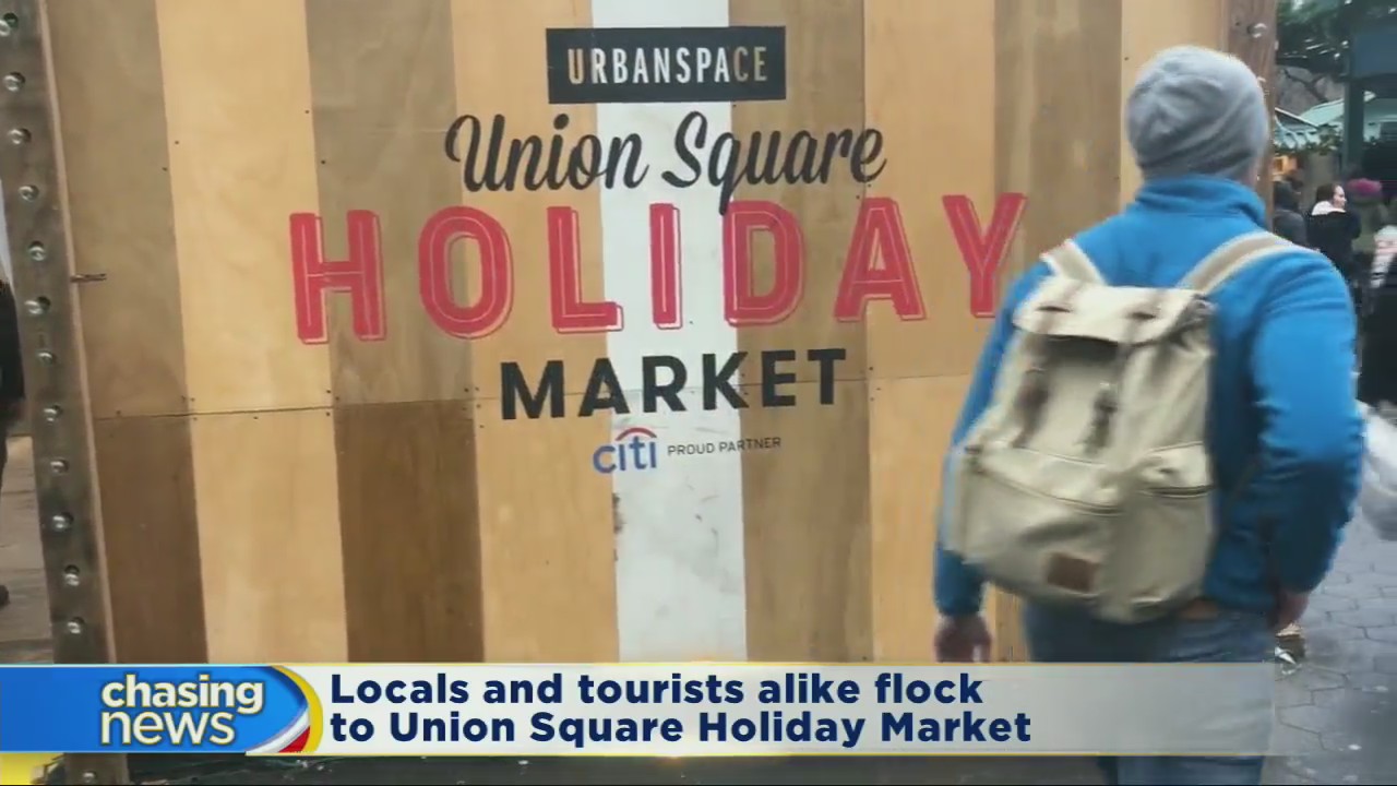 Union Square Holiday Market is up and running
