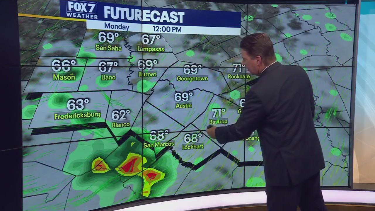 Central Texas weather: Spotty showers possible for some