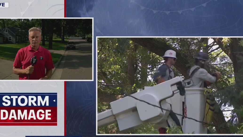 Monday storms knock out power across metro