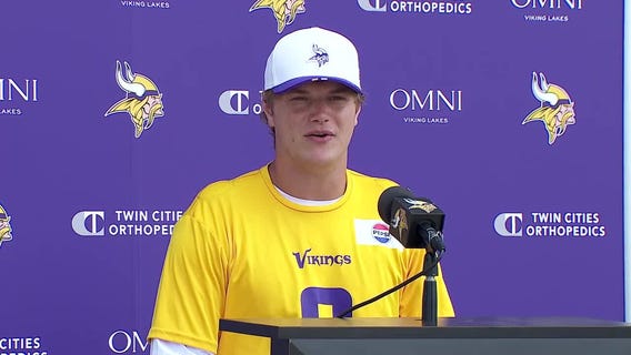 Vikings QB J.J. McCarthy progressing through training camp [RAW]