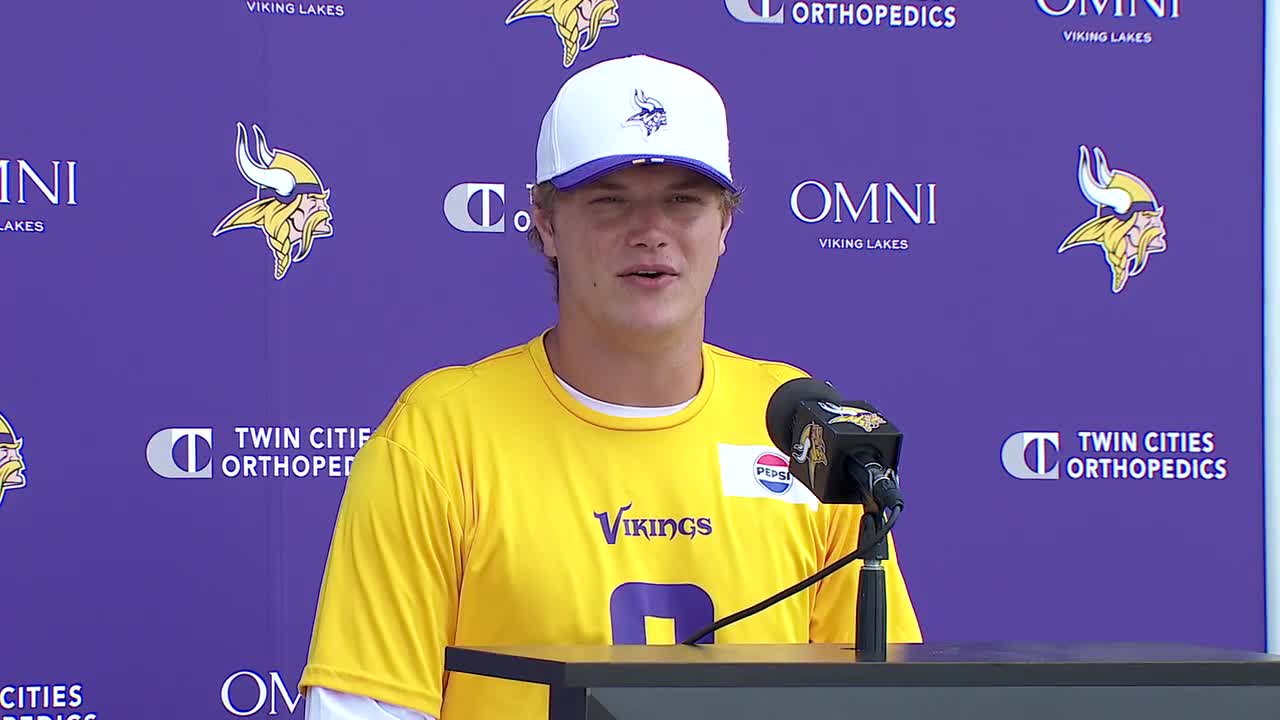 Vikings QB J.J. McCarthy progressing through training camp [RAW]