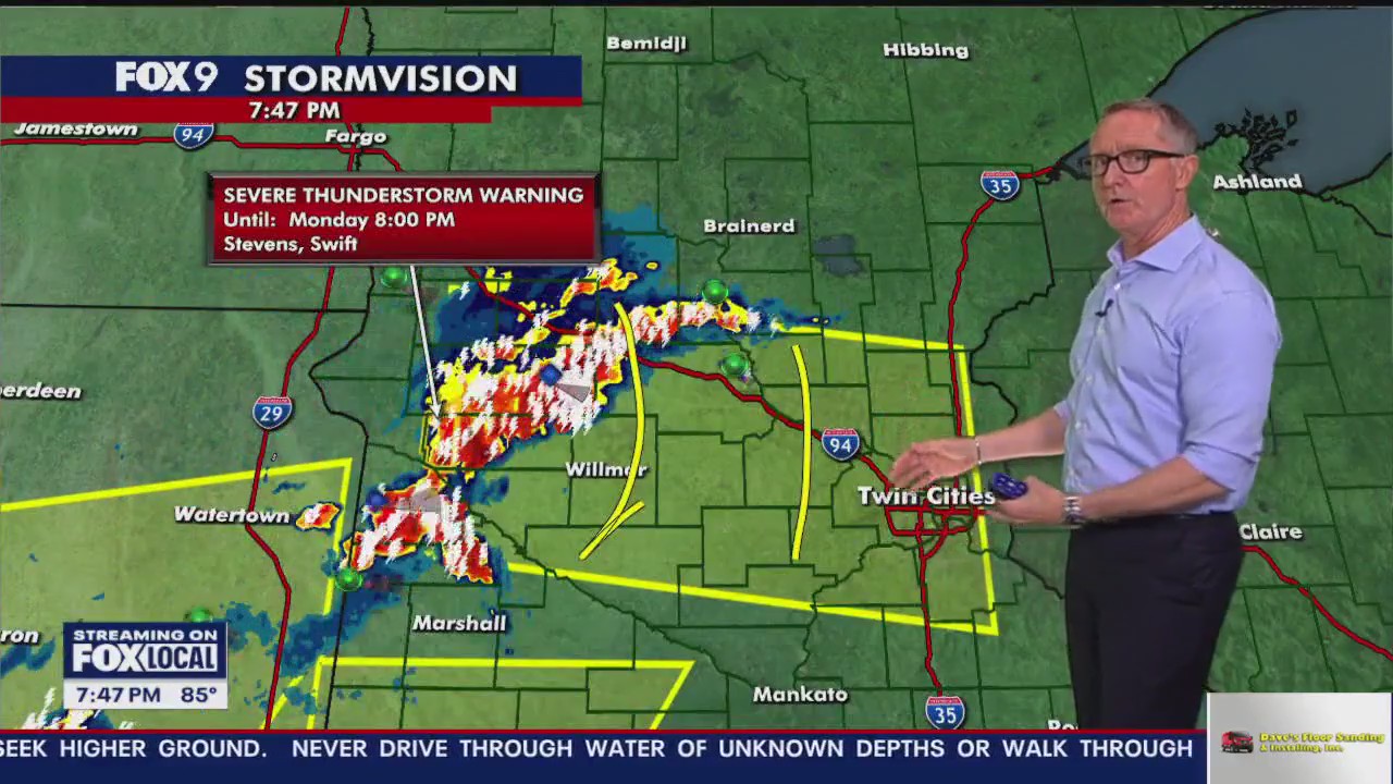 Minnesota storms pushing east [7:45 p.m. update]