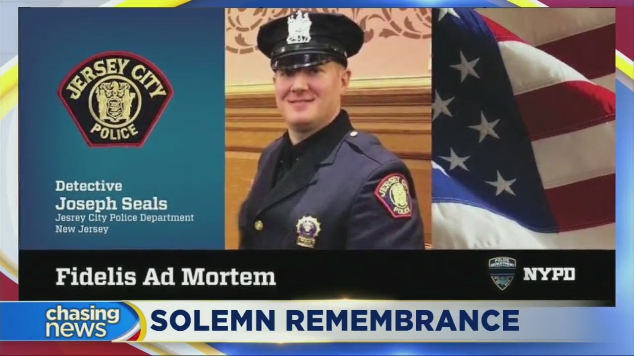 Mourners flock to Jersey City to honor fallen detective