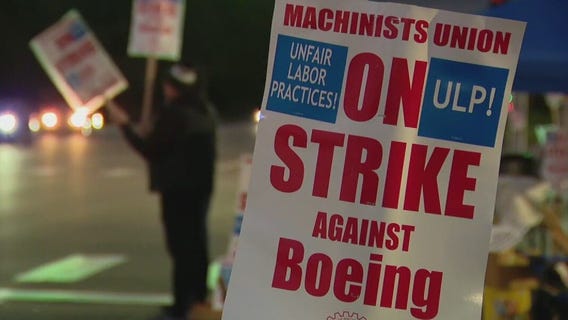 Boeing workers go on strike