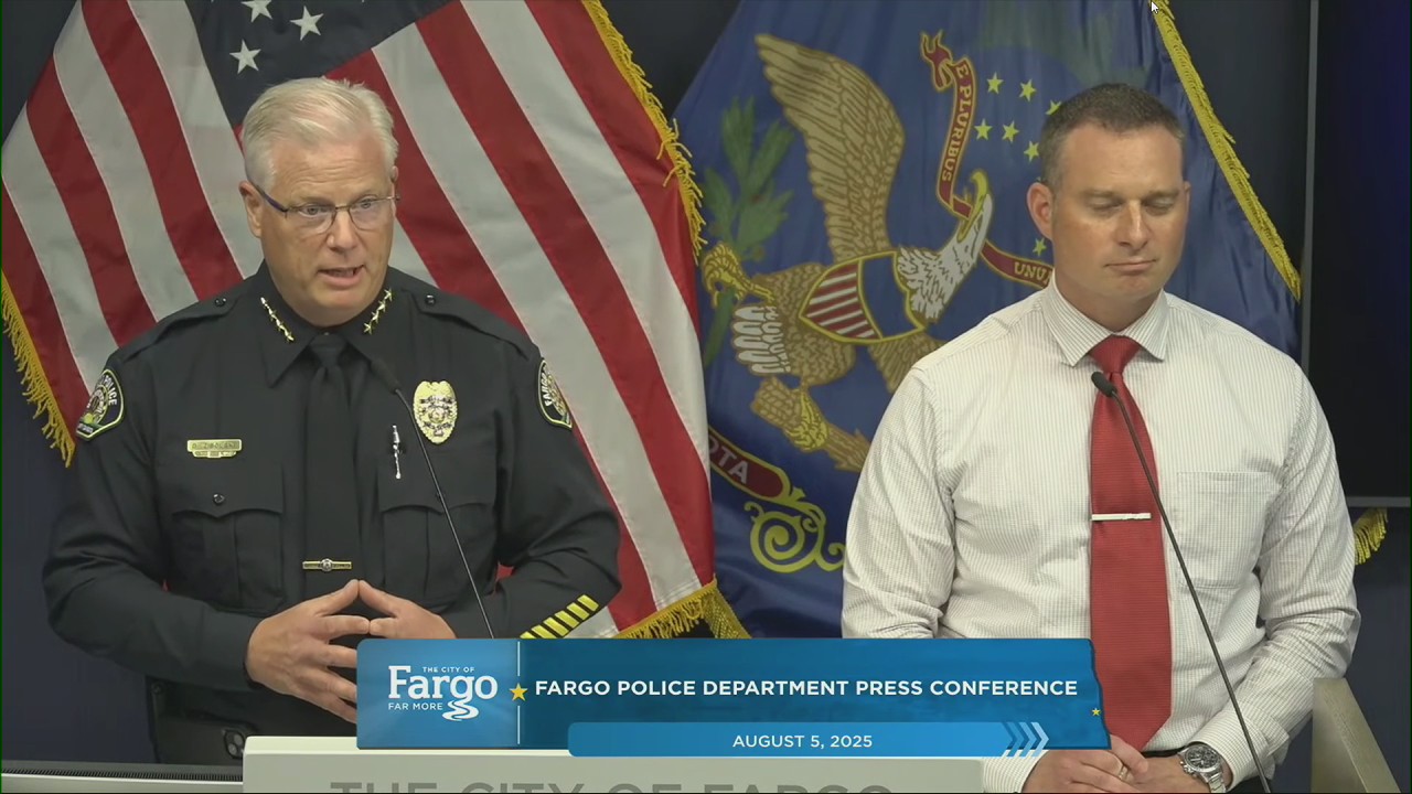 Fargo shootings update: 1 suspect arrested, 1 still at large [RAW]