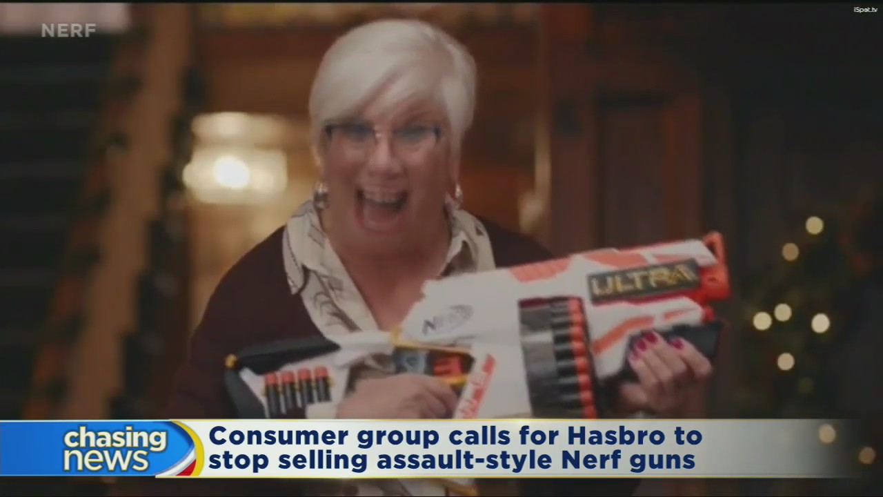 Consumer group calls for ban on sale of Nerf guns