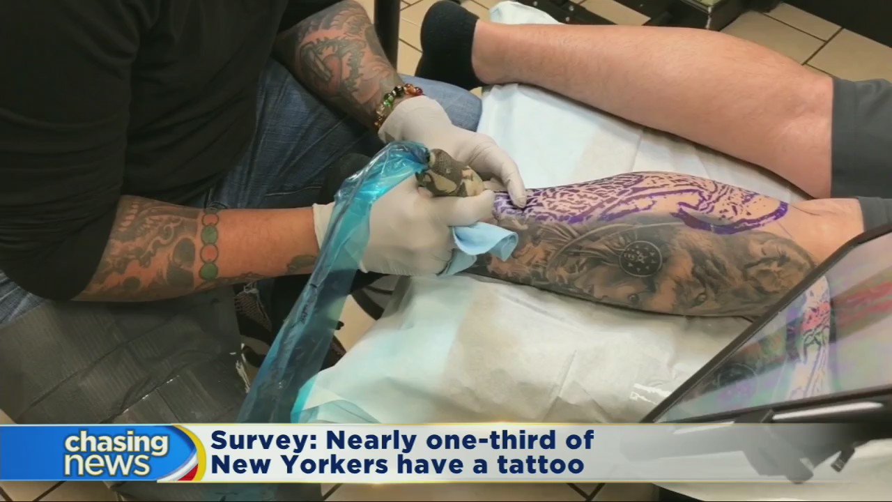 Survey: Nearly one-third of New Yorkers have a tattoo