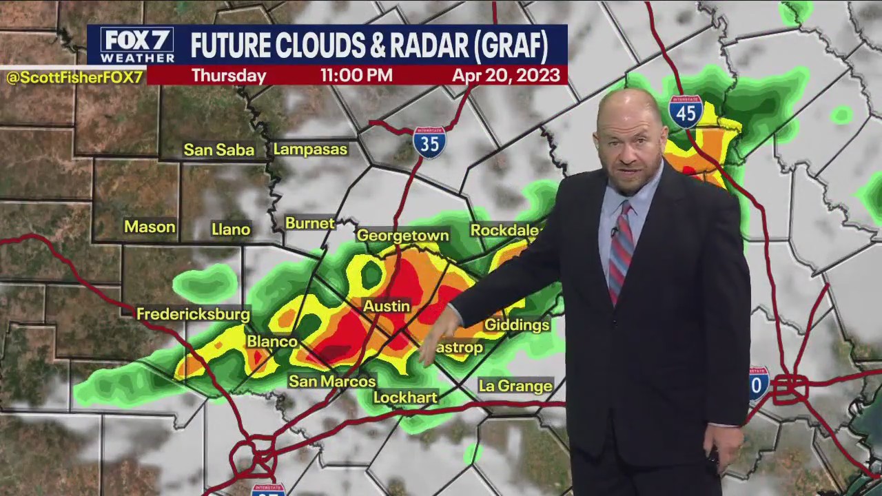 Central Texas weather: Severe storms, hail and winds expected through the night