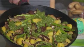 Earth Day: Crispy polenta and mushroom bake recipe from FOX 7's Tierra Neubaum